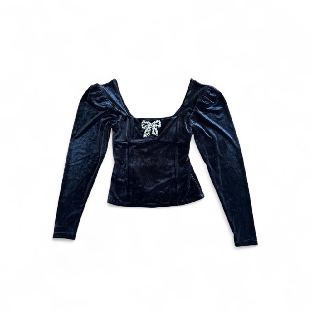 ✨Rachel Zoe Black Velvet Top